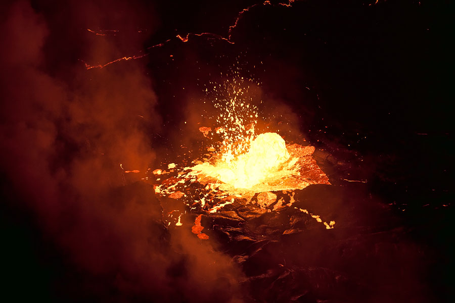  Erta Ale is a continuously active basaltic shield volcano in the Afar Region of northeastern Ethiopia